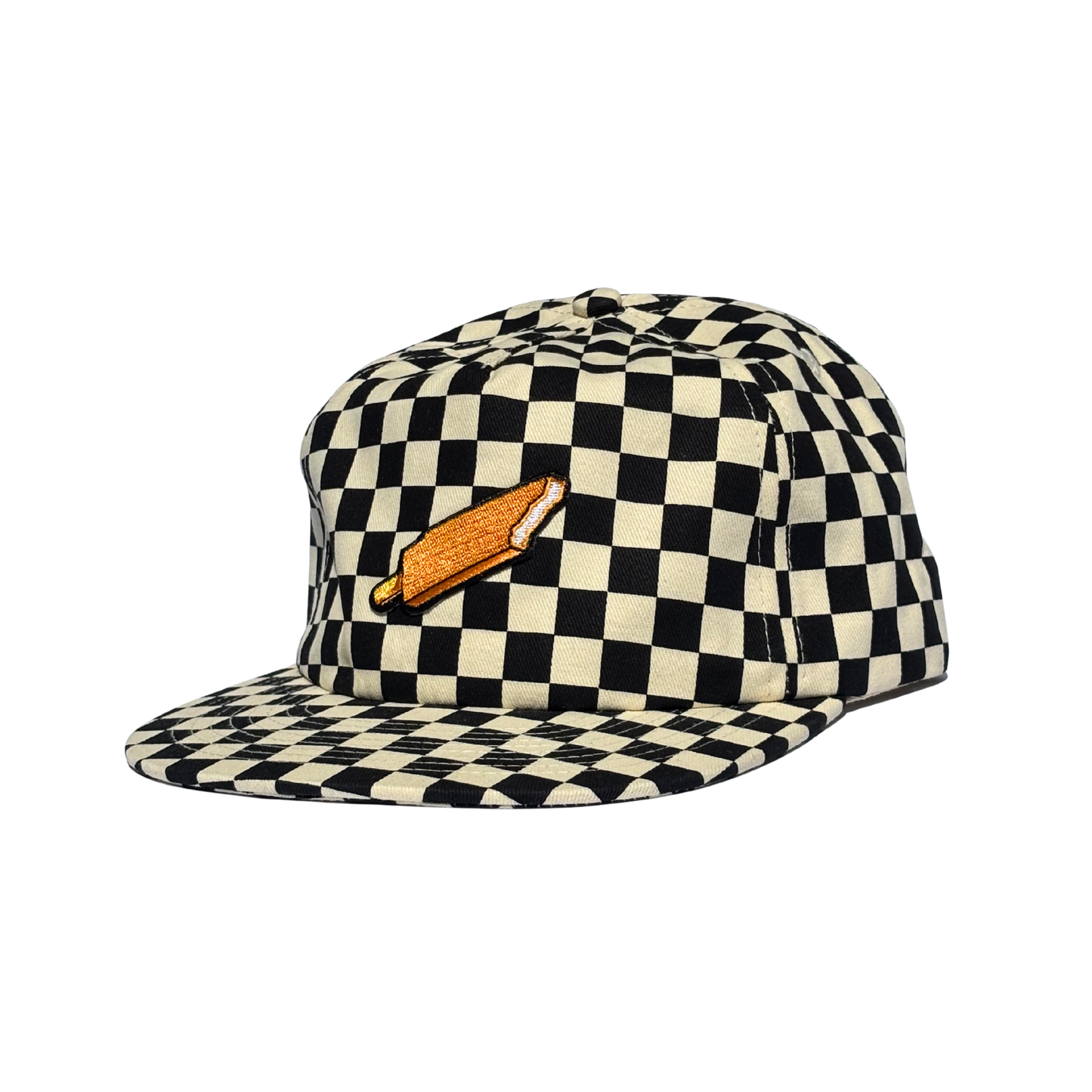 Big Orange Dream(sicle) Hat - Checkerboard