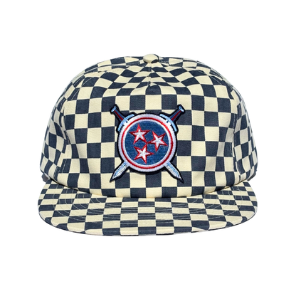Sword & Shield Hat - Checkerboard