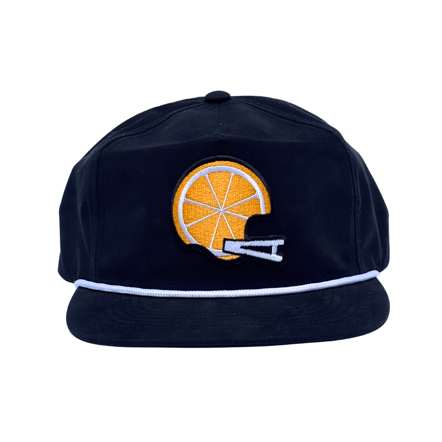 TN Orange Hat - Black + White Rope