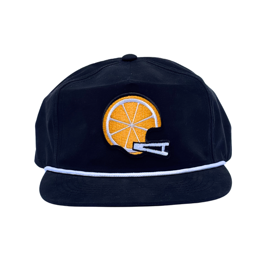 TN Orange Hat - Black + White Rope