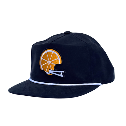 TN Orange Hat - Black + White Rope